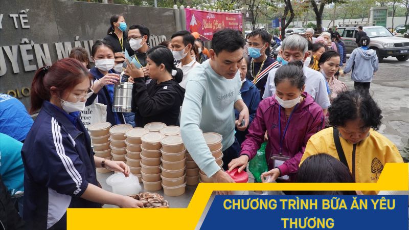 Chương trình mang bữa ăn đến mọi người