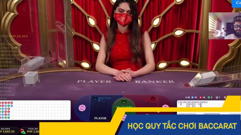 Học các quy tắc chơi Baccarat